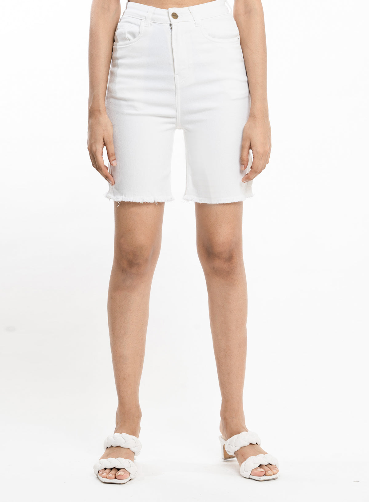 White Barmuda Shorts