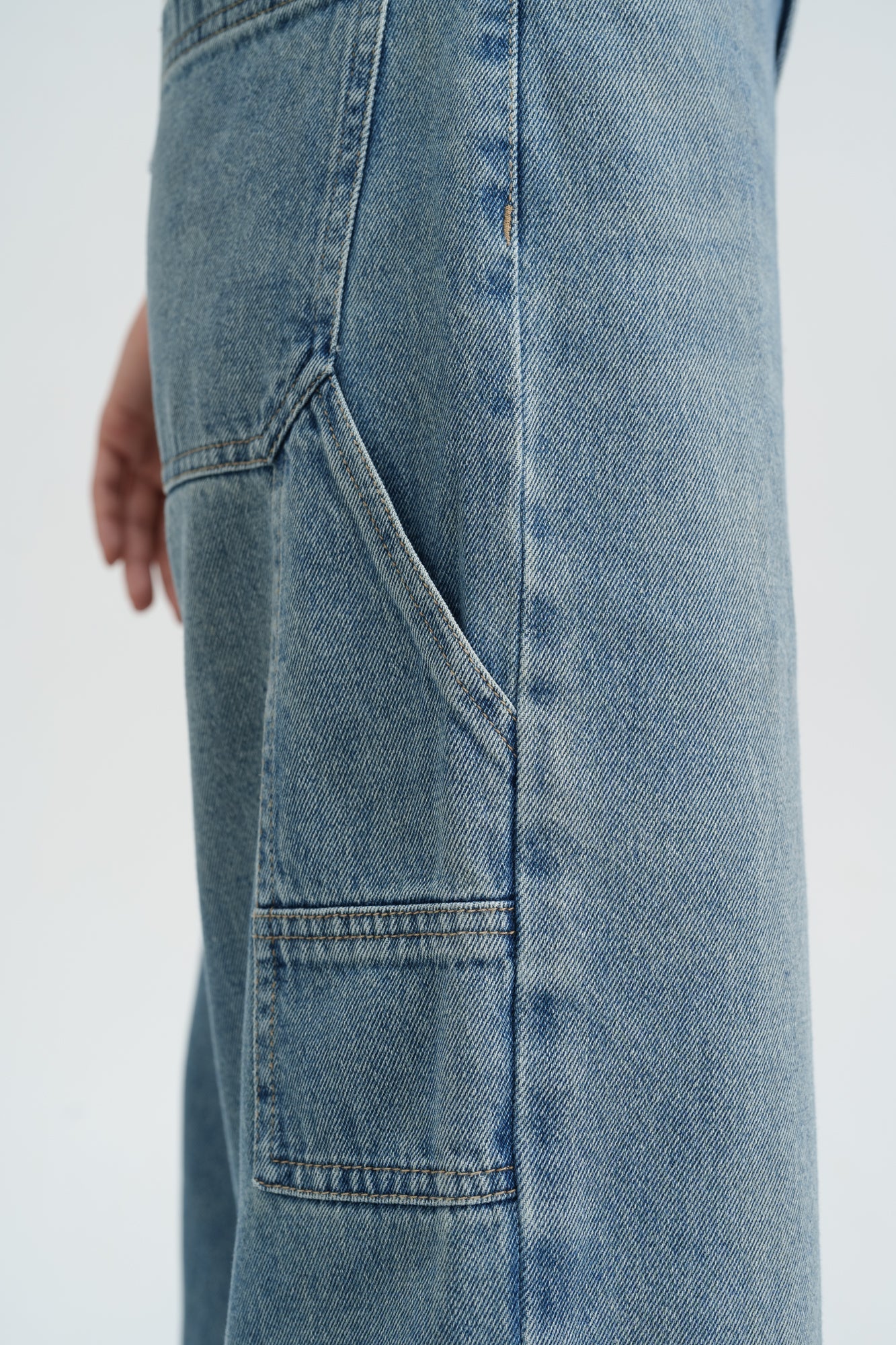 Lush Blue Balloon Fit Jeans