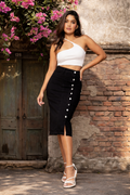 Black Women's Bodycon Skirt