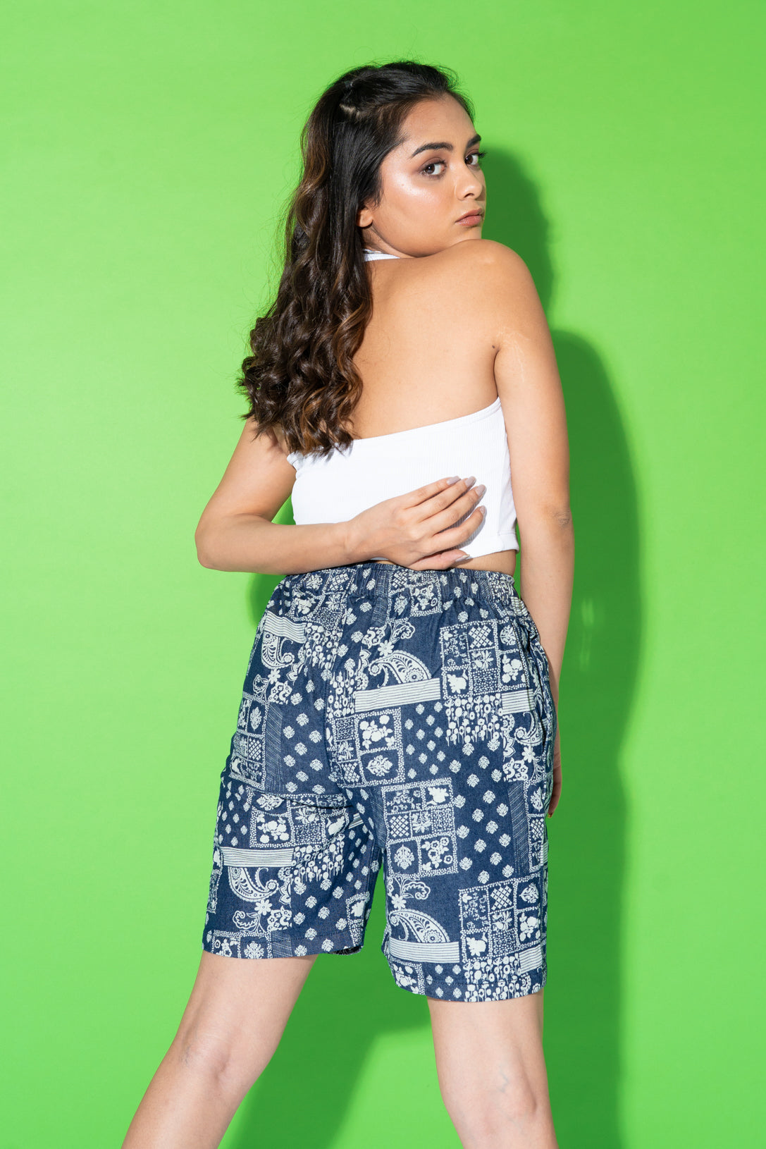 Printed Bermuda Shorts
