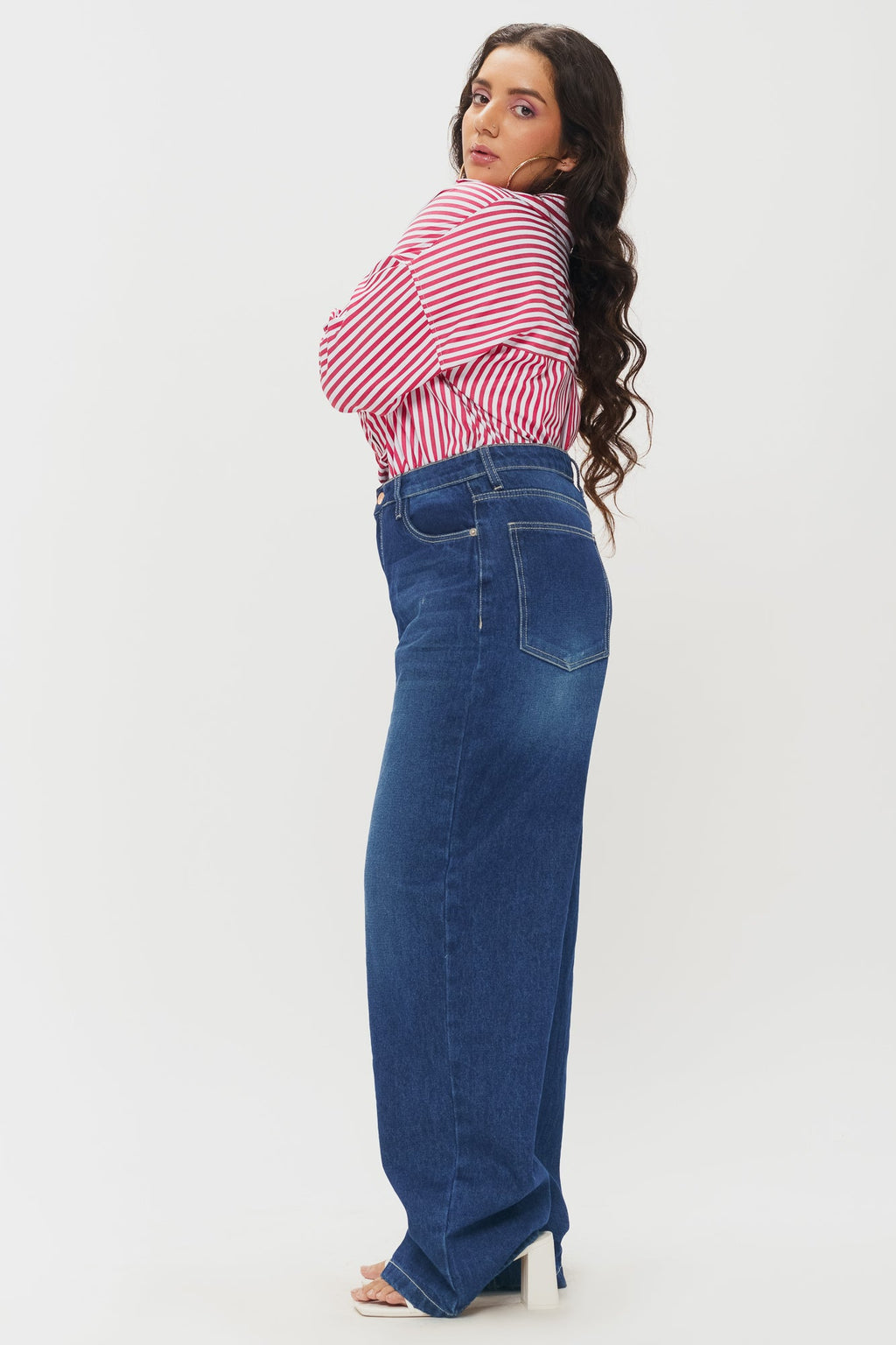 Blue Women's Straight Jeans