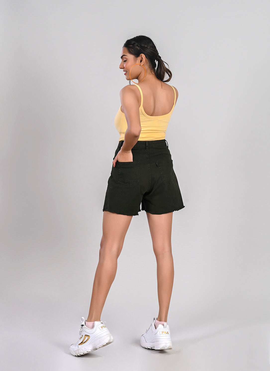 Olive Bermuda Shorts