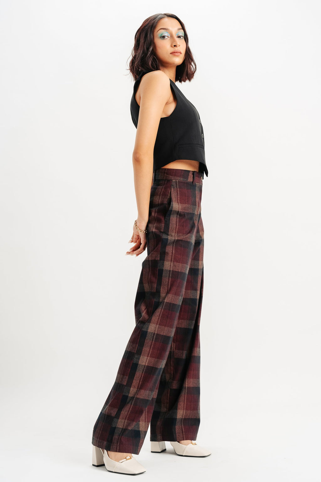 Earthly Checkered Pants