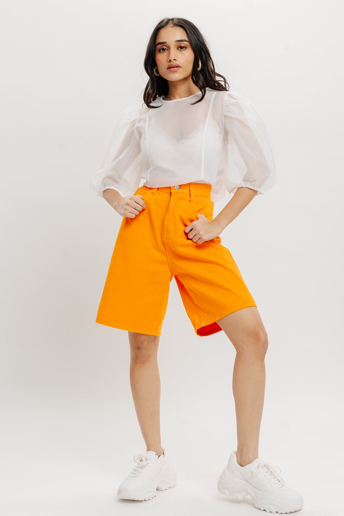 Bermuda Orange Shorts