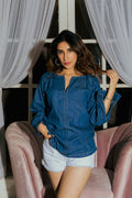 Lightweight Denim Top