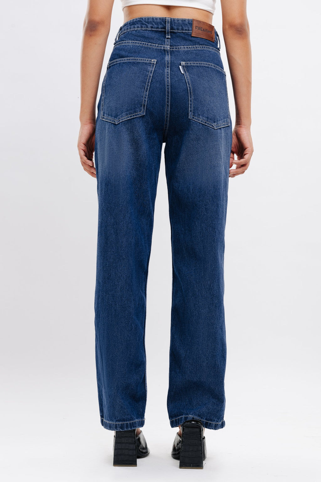 Blue Women's Straight Jeans