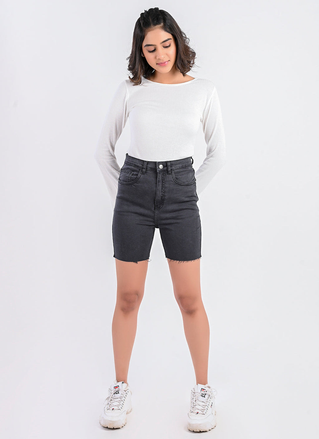 Grey Bermuda Shorts