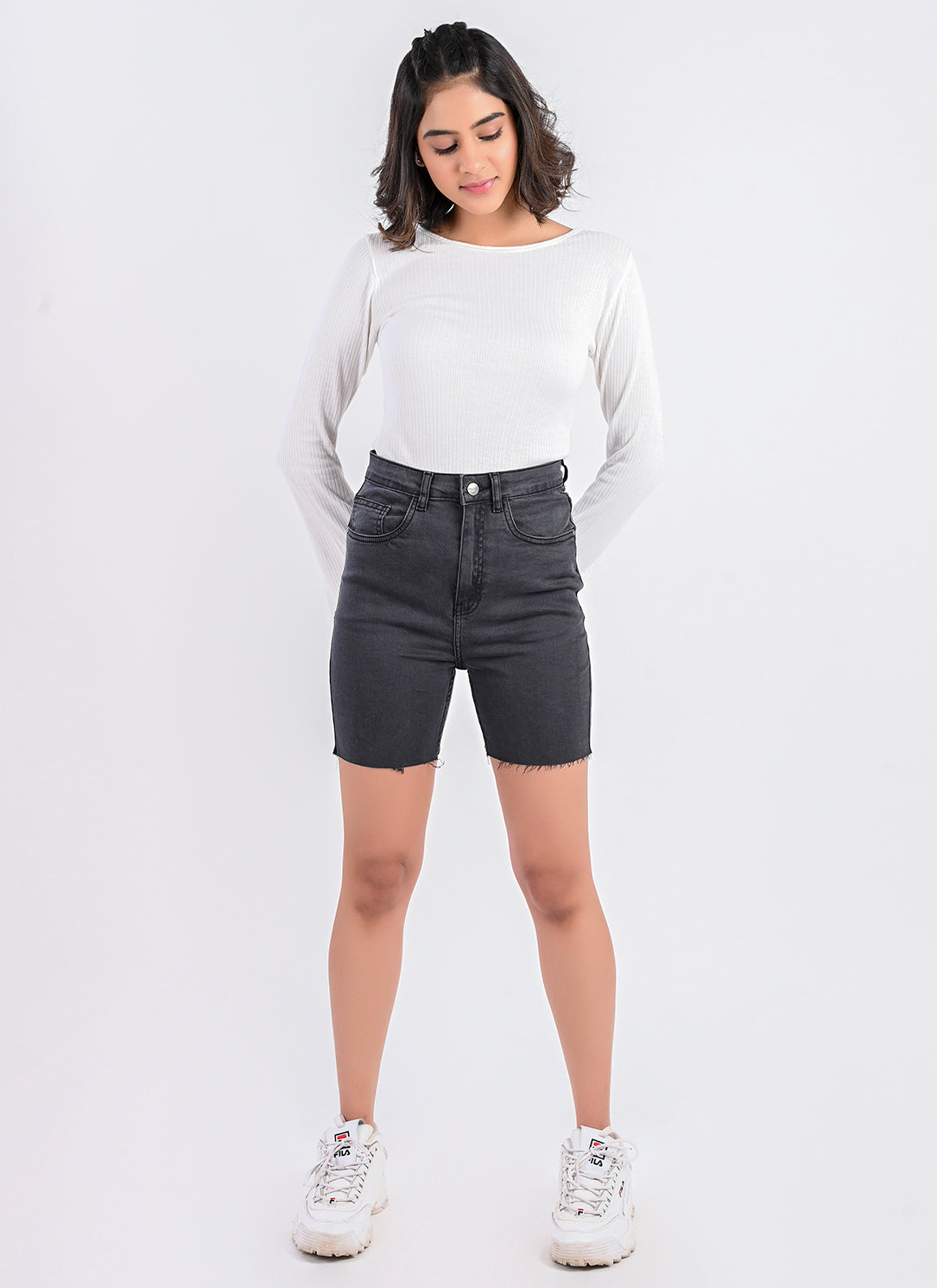 Grey Bermuda Shorts