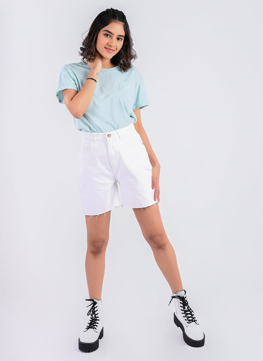 White Bermuda Shorts