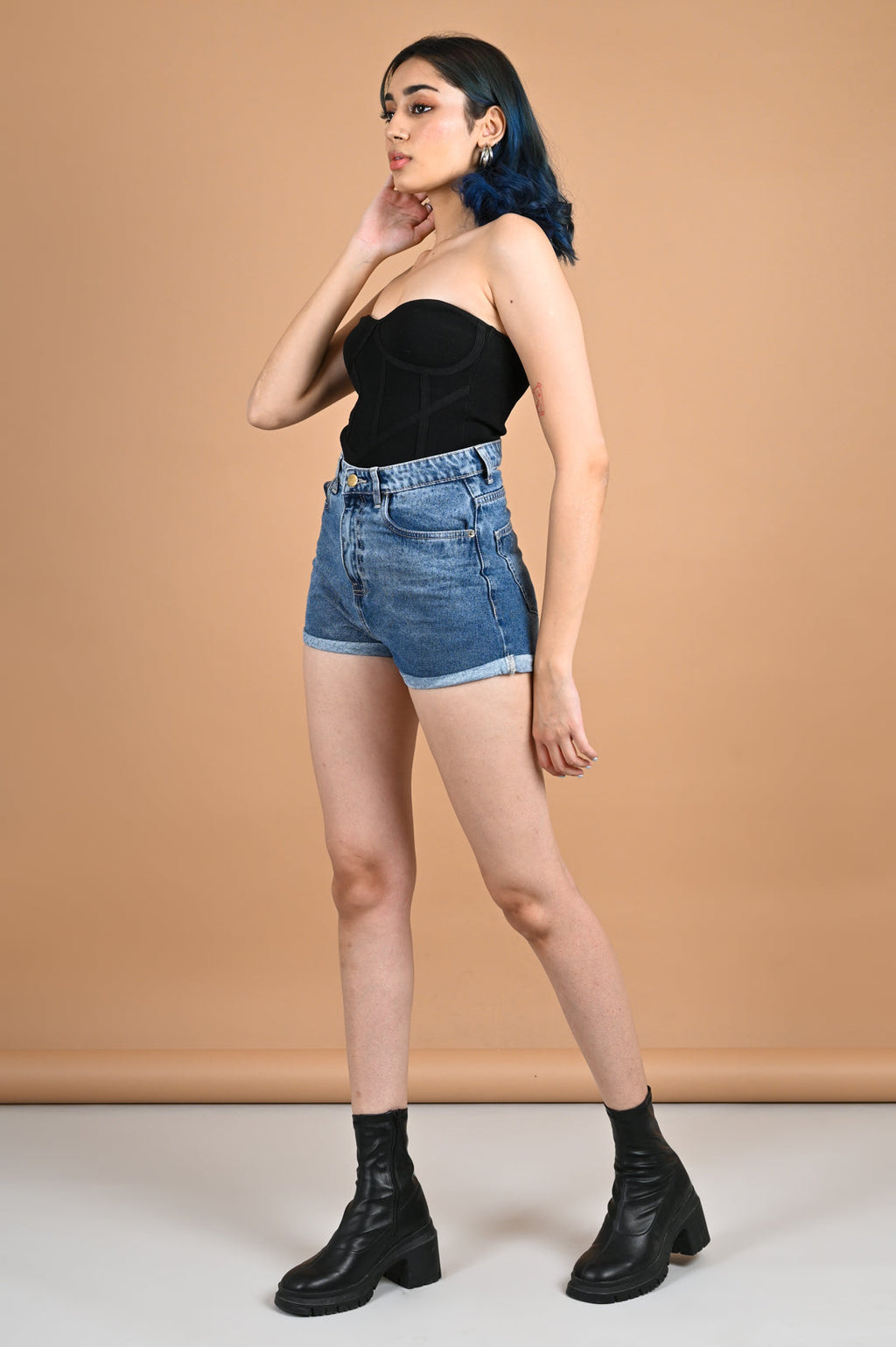 Mid Blue Shorts