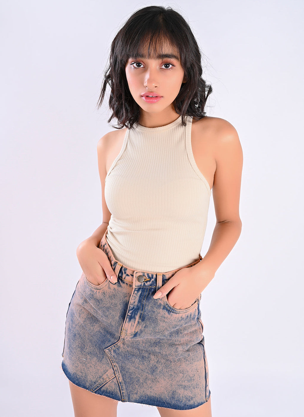 Peach Tinted Skirt