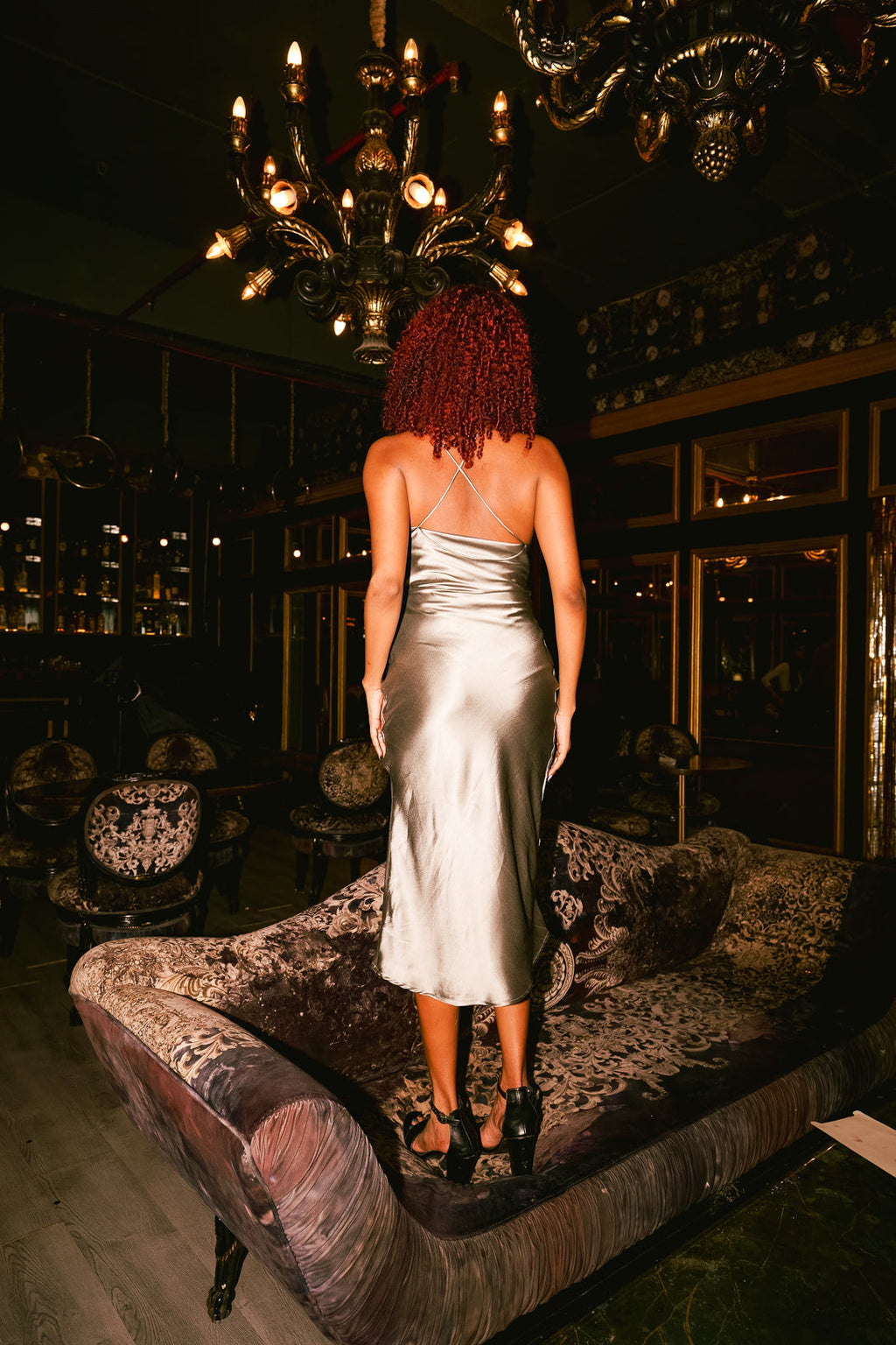 Cowl Slip Dress