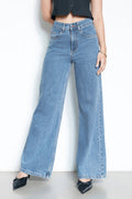 Ombre Blue Wide Jeans