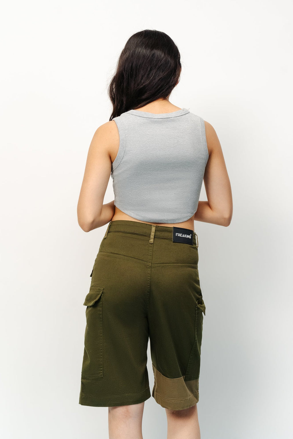Uni Olive Shorts