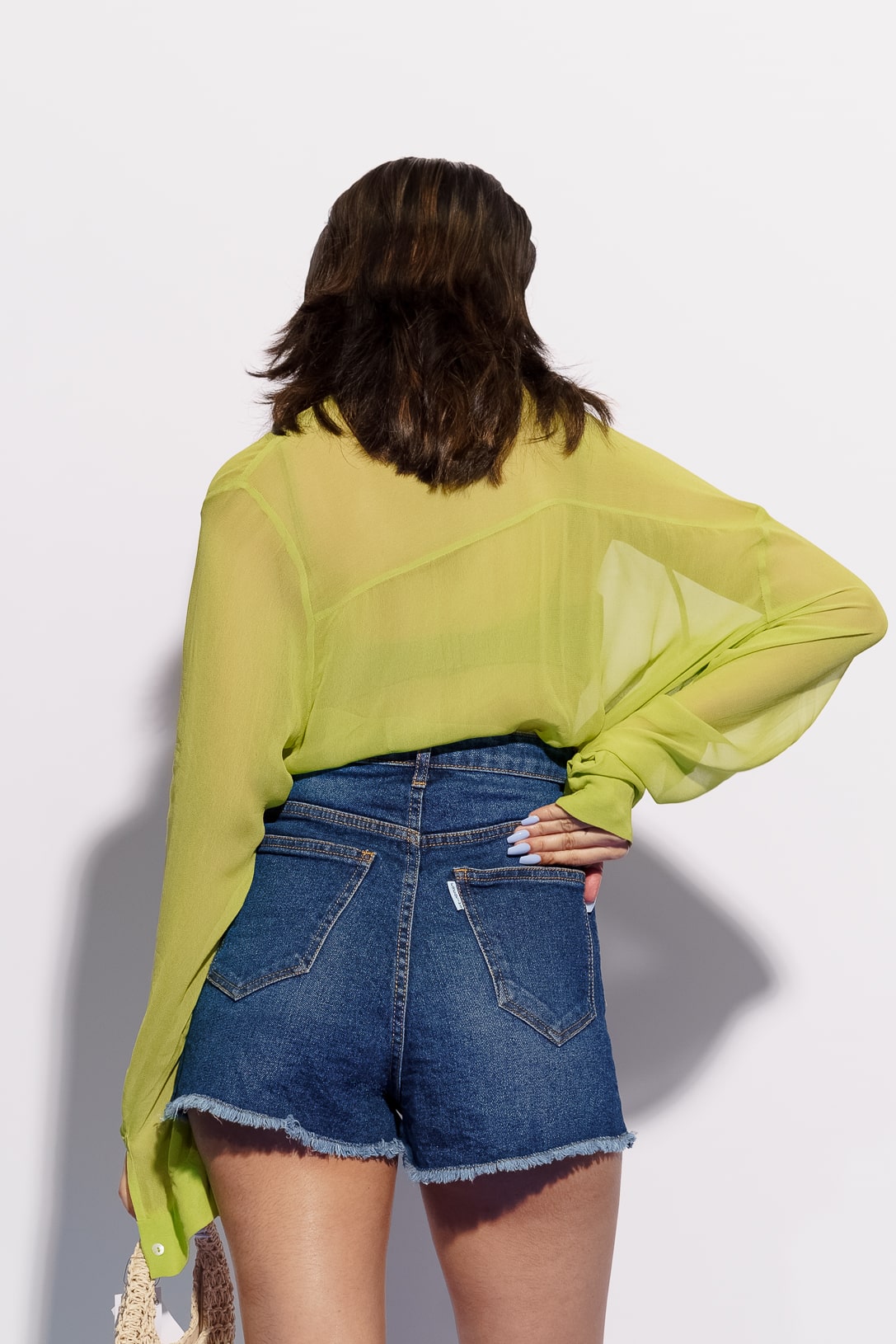 Upturned Waist Shorts