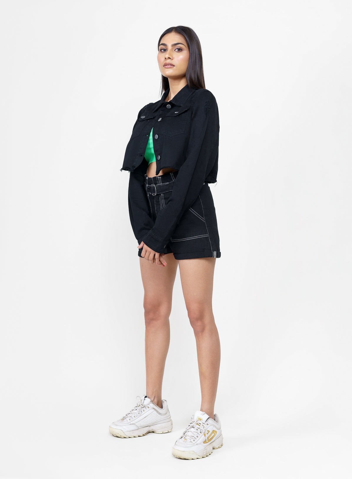 Belted Utility Shorts
